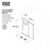 Vigo Luca 60x58 Adjustable Frameless Sliding Tub Door In Chrome