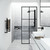 Vigo 34 in. W x 74 in. H Ventana Fixed Frame Shower Screen