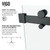 Vigo Luca 60 x 74 Frameless Sliding Shower Door With Rollerdisk Technology In Matte Black
