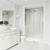 Vigo Elan Cass Aerodynamic 68 In. x 76 In. Frameless Sliding Glass Shower Door In Stainless Steel