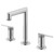 Vigo Sterling Two Handle Widespread Bathroom Faucet In Brushed Nickel