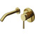 Vigo Olus Wall Mount Bathroom Faucet In Matte Brushed Gold
