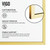 Vigo Meridian 34" x 74" Fixed Glass Shower Screen In Matte Brushed Gold