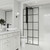Vigo 34 in. W x 74 in. H Mosaic Fixed Frame Shower Screen