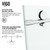Vigo VG6021CHCL6066 Elan E-Class 60 In. X 66 In. Frameless Bathtub Sliding Shower Door In Chrome With Clear Glass