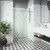 Vigo Elan E-Class 60 In. x 76 In. Frameless Sliding Shower Door In Stainless Steel With Clear Glass