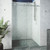 Vigo Elan E-Class 60 In. x 76 In. Frameless Sliding Shower Door In Stainless Steel With Clear Glass