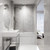 Vigo 56-60 in. W x 66 in. H Elan Hart Frameless Shower Door In Stainless Steel