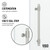 Vigo 56-60 in. W x 66 in. H Elan Hart Frameless Shower Door In Stainless Steel