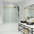 Vigo Luca 60 x 58 Adjustable Frameless Sliding Tub Door In Matte Brushed Gold