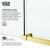 Vigo Elan E-Class 48 In. x 76 In. Frameless Sliding Shower Door In Matte Brushed Gold With Clear Glass