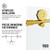 Vigo 56-60 in. W x 66 in. H Elan Hart Frameless Shower Door In Matte Brushed Gold