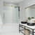 Vigo Grid Elan Adjustable Sliding Tub Door In Matte Brushed Gold