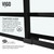 Vigo 56-60-Inch Grid Elan Adjustable Sliding Shower Door In Matte Black