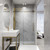 Vigo 56-60 in. W x 76 in. H Elan Hart Frameless Shower Door In Matte Brushed Gold