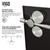 Vigo Elan 68 To 72 In. x 74 In. Frameless Sliding Shower Door In Stainless Steel With Sheer Black Glass