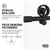 Vigo Elan Cass Aerodynamic 60 In. x 76 In. Frameless Sliding Glass Shower Door In Matte Black