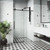 Vigo Elan Cass Aerodynamic 60 In. x 76 In. Frameless Sliding Glass Shower Door In Matte Black