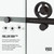 Vigo Elan Cass Aerodynamic 60 In. x 76 In. Frameless Sliding Glass Shower Door In Matte Black