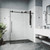 Vigo VG6053MBCL48 Elan E-Class Frameless Shower Enclosure In Matte Black