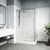 Vigo 36 in. L x 48 in. W x 82 in. H Elan E-Class Frameless Shower Enclosure In Stainless Steel With Left Drain Base