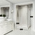 Vigo 36 in. L x 48 in. W x 82 in. H Elan E-Class Frameless Shower Enclosure In Stainless Steel With Left Drain Base