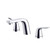 Gerber Lemora Two Handle Widespread Lavatory Faucet w/ Metal Touch-Down Drain 1.2gpm Chrome - D304134