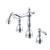 Gerber D303257 Opulence Two Handle Widespread Lavatory Faucet w/ Metal Touch Down Drain 1.2gpm Chrome