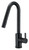 Gerber Amalfi Single Handle Pull-Down Kitchen Faucet w/SnapBack Retraction 1.75gpm - Satin Black - D457230BS