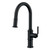 Gerber D454437BS Kinzie Single Handle Pull-Down Kitchen Faucet w/ Snapback Retraction 1.75gpm - Satin Black