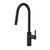 Gerber D454058BS Parma Cafe Pull-Down Kitchen Faucet w/ SnapBack Retraction 1.75gpm - Satin Black