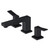 Gerber Avian Two Handle Widespread Lavatory Faucet w/ Metal Touch Down Drain 1.2gpm - Satin Black - D304119BS