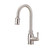 Gerber D454057SS Opulence Single Handle Pull-Down Kitchen Faucet w/ Snapback Spray  - Stainless Steel