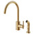 Gerber D401058BB Parma Single Handle Kitchen Faucet Side Spray 1.75gpm/2.2gpm - Brushed Bronze