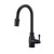 Gerber D454057BS Opulence Single Handle Pull-Down Kitchen Faucet w/ Snapback 1.75gpm - Satin Black