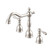 Gerber D303257BN Opulence Two Handle Widespread Lavatory Faucet w/ Metal Touch Down Drain 1.2gpm - Brushed Nickel