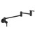 Gerber D205058BS Parma Wall Mount Pot Filler Faucet 2.2gpm - Satin Black