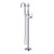 Gerber Traditional Floor Mount Tub Filler Faucet Trim Kit with Showerstick Handshower 1.75gpm - Chrome - D300557T
