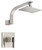 Gerber D511544BNTC Sirius Single Handle Shower Faucet Trim Kit & Treysta Cartridge 1.75gpm - Brushed Nickel