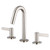 Gerber Amalfi Trim Line Two Handle Widespread Lavatory Faucet w/ Metal Touch Down Drain 1.2gpm - Brushed Nickel - D303130BN