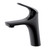 Gerber Lemora Single Handle Lavatory Faucet w/ Metal Touch-Down Drain 1.2gpm - Satin Black - D225034BS