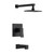 Gerber D501019BSTC Avian Single Handle Tub & Shower Faucet Trim Kit & Treysta Cartridge 1.75gpm - Satin Black