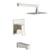 Gerber D501019BNTC Avian Single Handle Tub & Shower Faucet Trim Kit & Treysta Cartridge 1.75gpm - Brushed Nickel