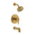 Gerber D511658BBTC Parma Single Handle Tub & Shower Faucet Trim Kit & Treysta Cartridge W/ Diverter On Tub Spout & 5 Function Showerhead 1.75gpm - Brushed Bronze