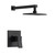 Gerber D501519BSTC Avian Single Handle Shower Only Trim Kit & Treysta Cartridge 1.75gpm - Satin Black