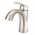 Gerber D225018BN Vaughn Single Handle Lavatory Faucet Single Hole Mount w/ Metal Pop-Up Drain 1.2gpm - Brushed Nickel