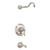 Gerber D502157LSBNTC Opulence Single Handle Tub & Shower Faucet Trim Kit & Treysta Cartridge w/ Diverter on Valve Less Showerhead - Brushed Nickel