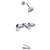 Gerber G004803483 Classics Three Handle By-Pass Valve Body Tub & Shower Faucet 1.75gpm - Chrome