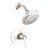 Gerber D501534BNTC Lemora Single Handle Shower Only Trim Kit & Treysta Cartridge 1.75gpm - Brushed Nickel