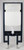 ALFI Black Matte Dual Flush Wall Mounted Toilet Tank Carrier for WD101, WD332, WD333